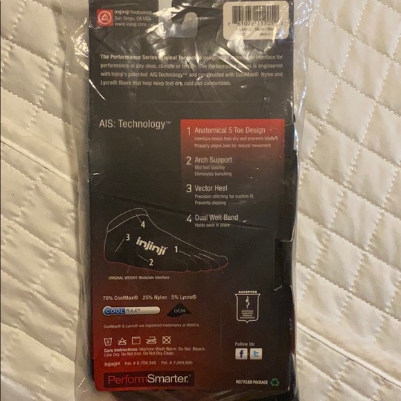 Injinji CoolMax Toe Socks - Picture 3 of 4